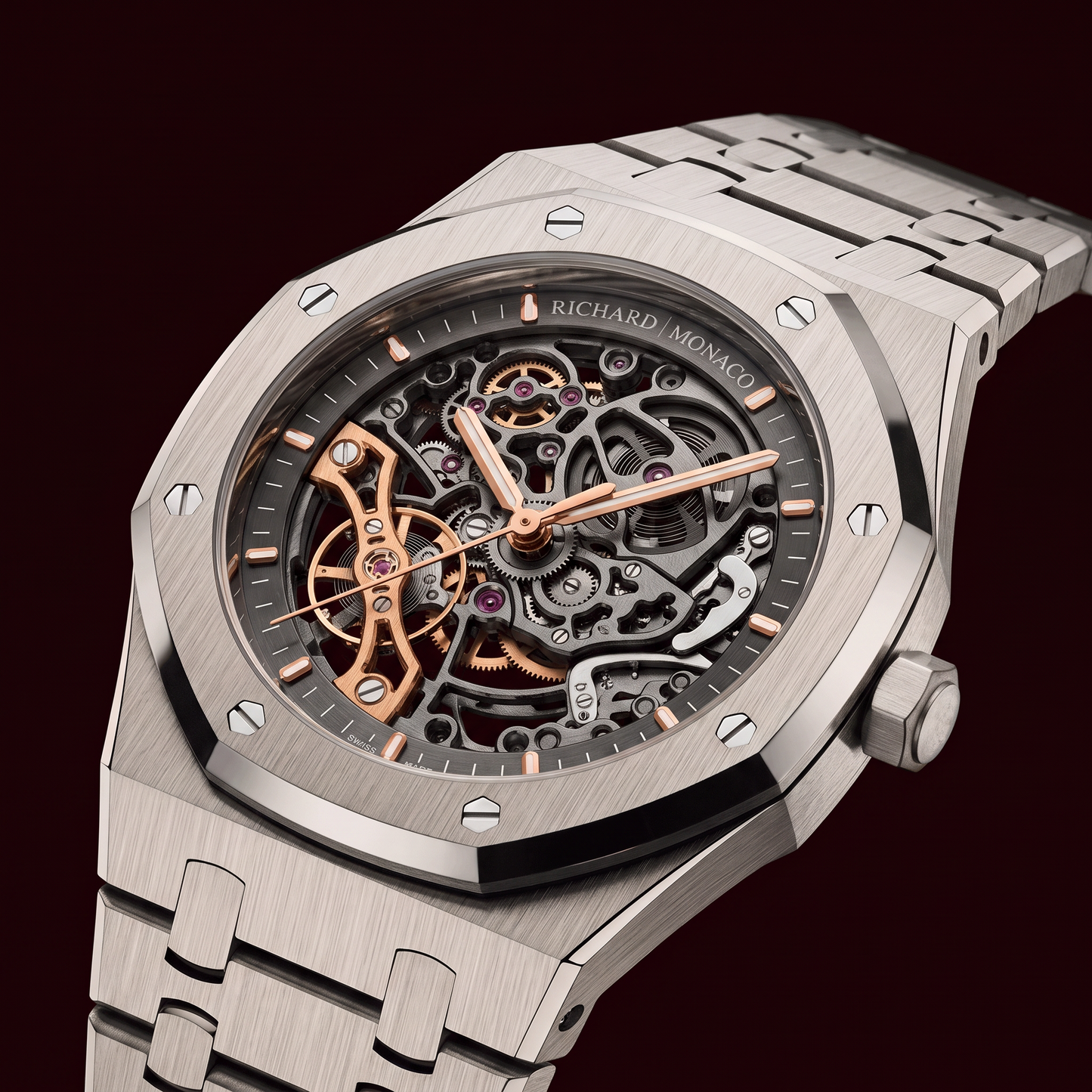 MONACO OPENWORKED STEEL